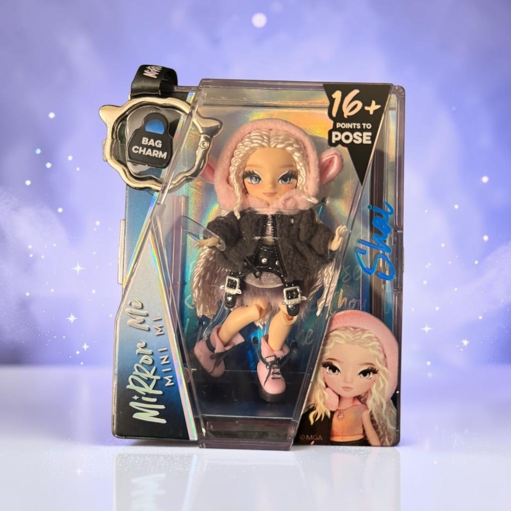 MGA Mirror Me Mini Mi Shai Sheepish Fashion Doll with Bag Charm New